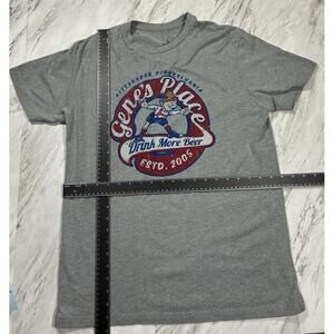 Cones Place Pittsburgh PA Drink More Beer Graphic T Shirt Size L #9